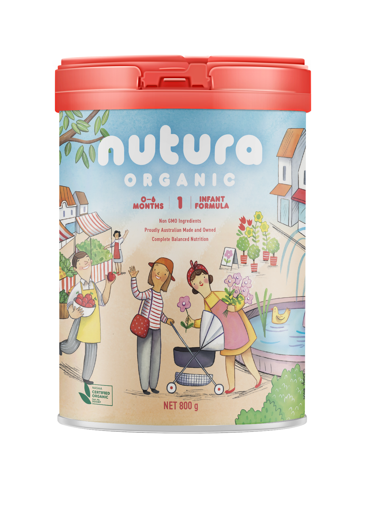 入荷予定 Nutura オーガニック粉ミルク オーストラリア製 ステップ１ 